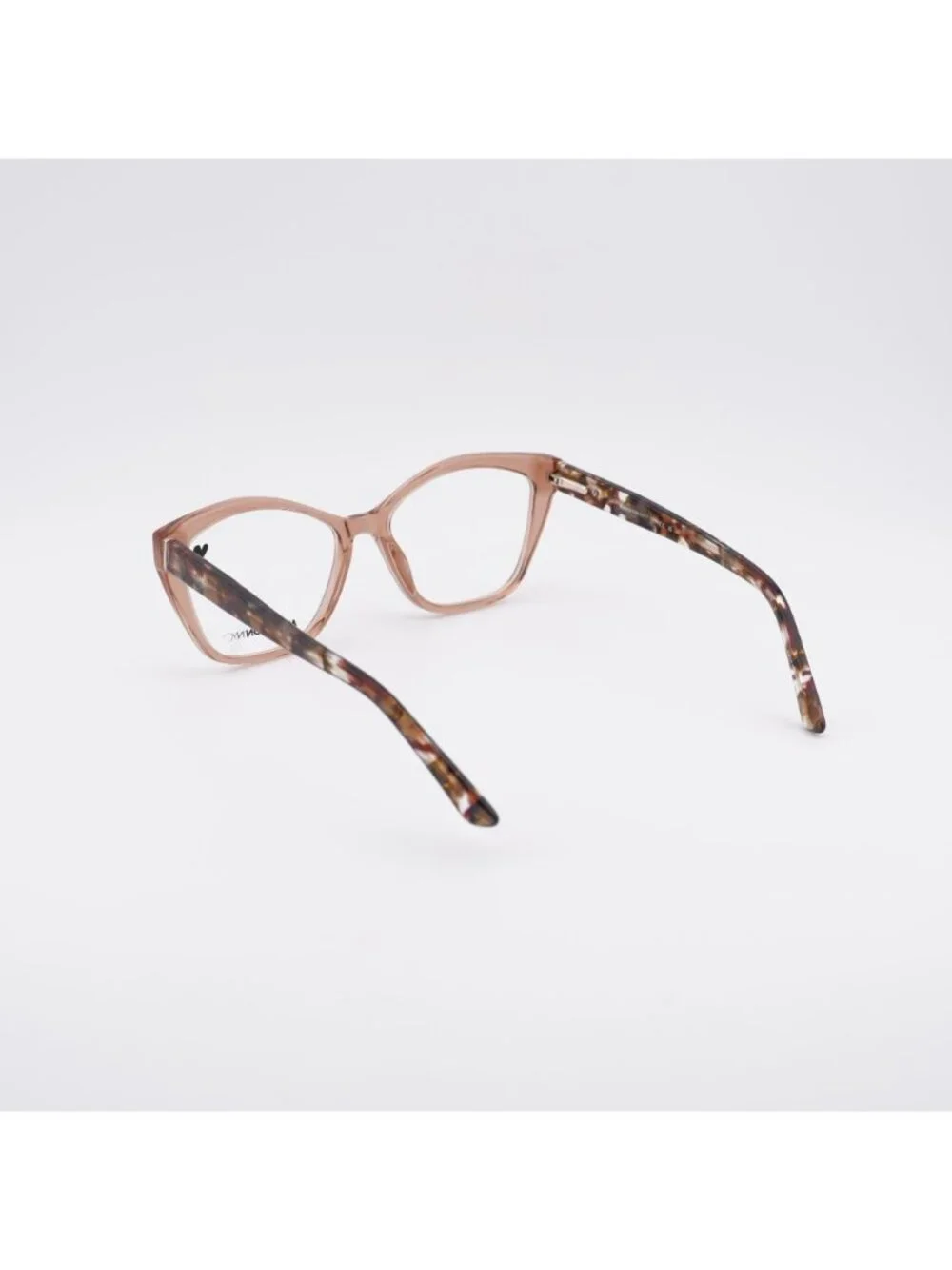 Marchon M-5041 204 Eyeglasses Taupe Crystal 54mm Square Frame